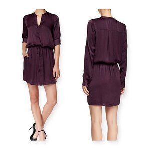 Vince Popover Casual/Work Dress, Grape, Size XS